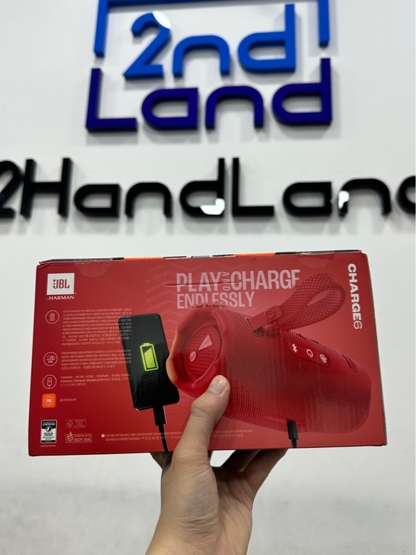 Loa Bluetooth JBL Charge 6 - 45W - Màu đỏ - Newseal