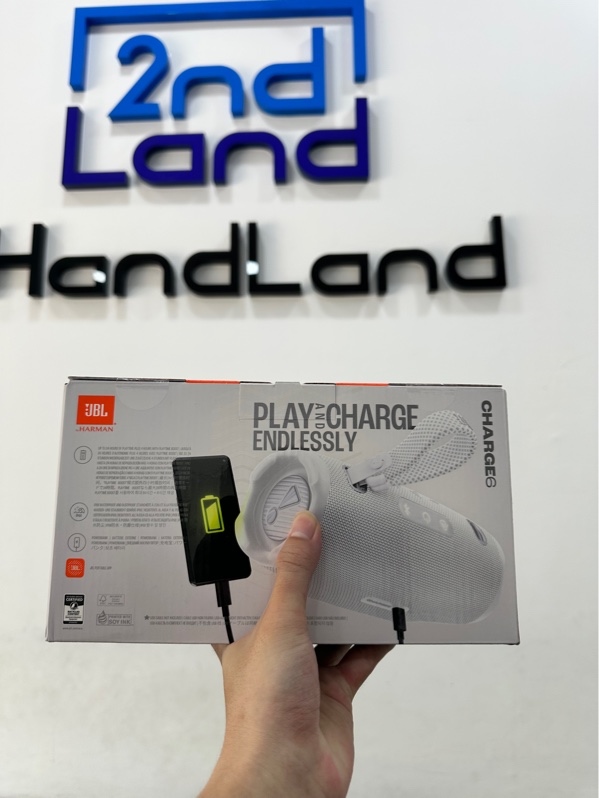 Loa Bluetooth JBL Charge 6 - 45W - Màu trắng - Newseal