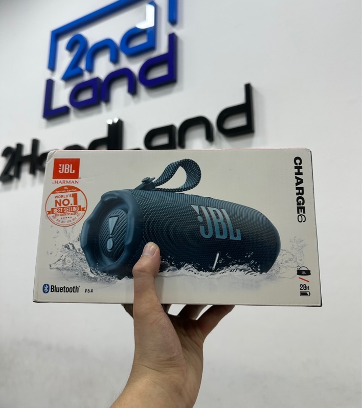 Loa Bluetooth JBL Charge 6 - Hàng PGI - 45W - Màu xanh - Newseal