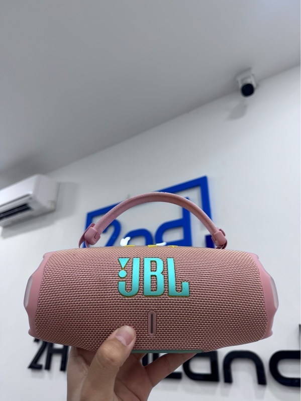 Loa Bluetooth JBL Charge 6 - Màu hồng - Ngoại hình 97,5% - Kèm 1 dây sạc Type-C