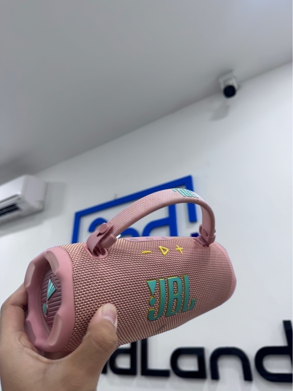 Loa Bluetooth JBL Charge 6 - Màu hồng - Ngoại hình 97,5% - Kèm 1 dây sạc Type-C