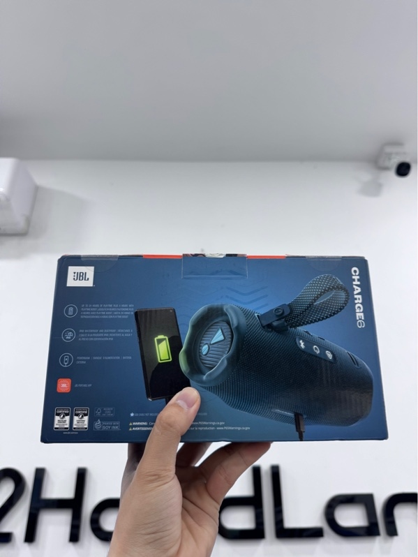 Loa Bluetooth JBL Charge 6 - Màu xanh - Hàng xách tay - Newseal