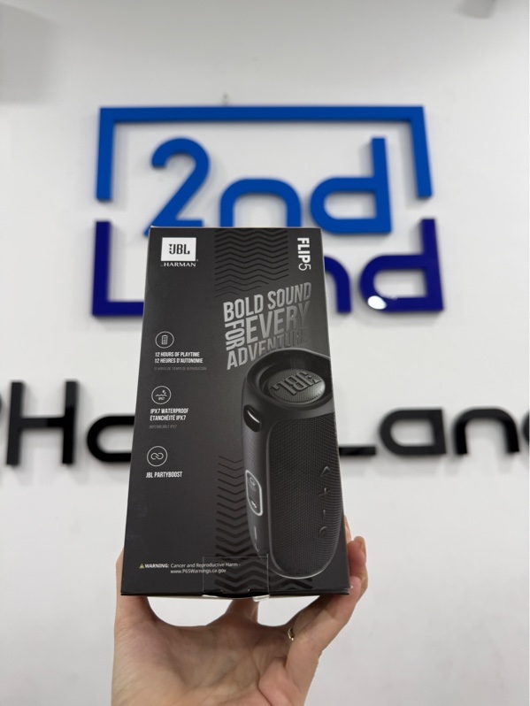 Loa Bluetooth JBL Flip 5 - Màu đen - New