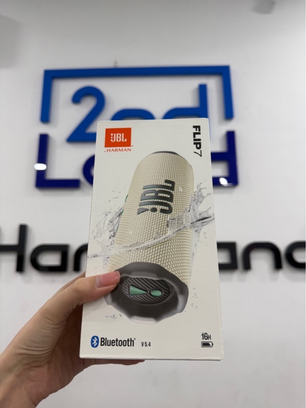 Loa Bluetooth JBL Flip 7 - Màu kem - NewSeal