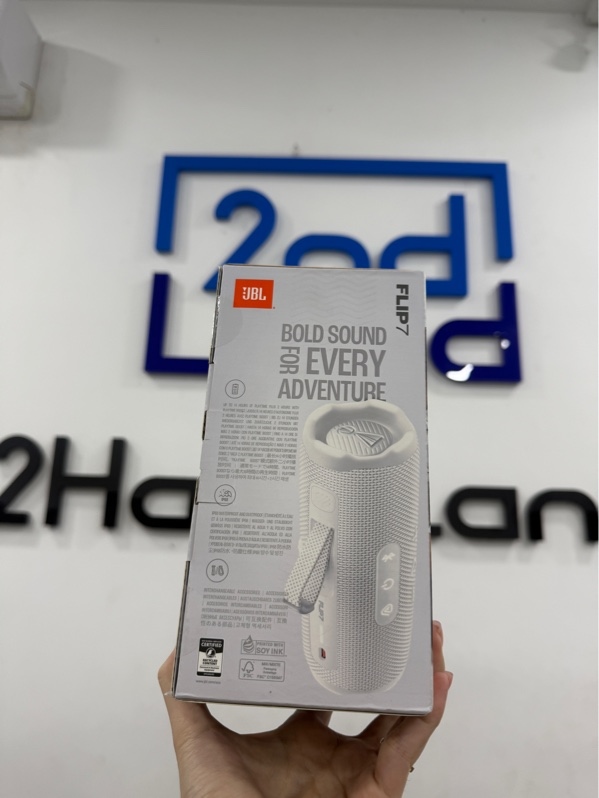 Loa Bluetooth JBL Flip 7 - Màu trắng - NewSeal