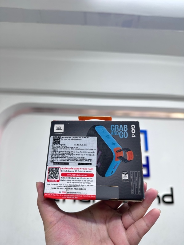 Loa Bluetooth JBL Go 4 - Màu đen cam - Newseal