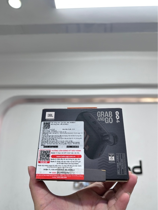Loa Bluetooth JBL Go 4 - Màu đen - Newseal