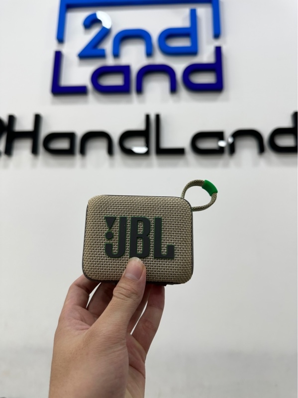 Loa Bluetooth JBL Go 4 - Màu vàng cát - Ngoại hình 97% - Hở vải - Body