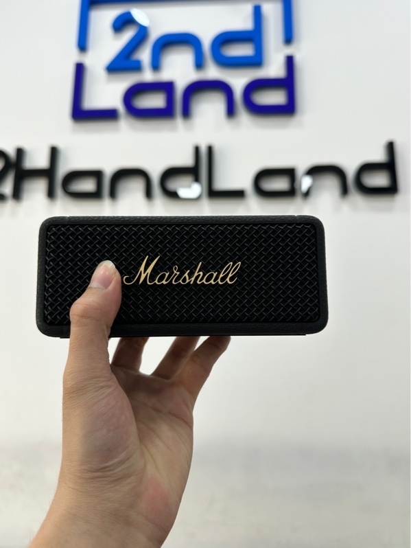 Loa Bluetooth Marshall Emberton II - 20W - Có tem ASH - Màu đen - Ngoại hình 98% - Fullbox
