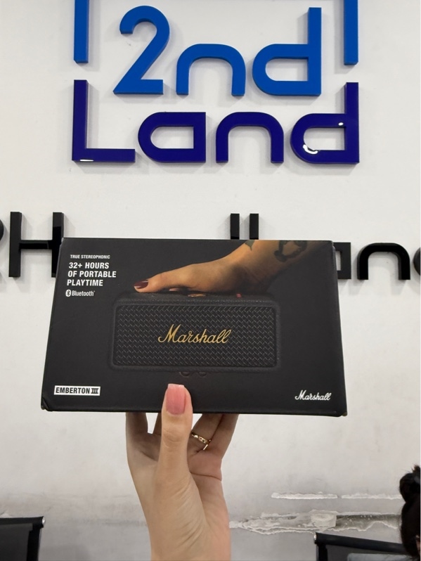 Loa Bluetooth Marshall Emberton III - Màu đen - New