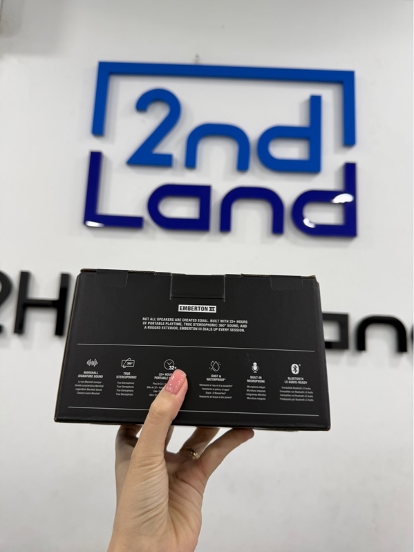Loa Bluetooth Marshall Emberton III - Màu đen - New