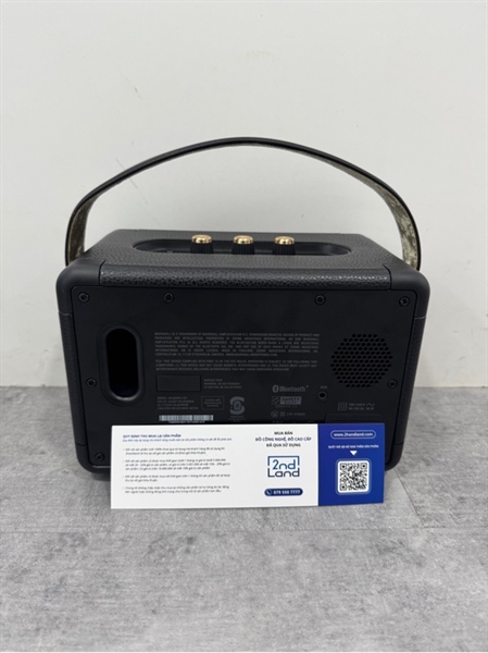 Loa Bluetooth Marshall Kilburn II- Màu đen - Ngoại hình 99% - Hàng chính hãng có tem ASH - Kèm box + dây sạc 1