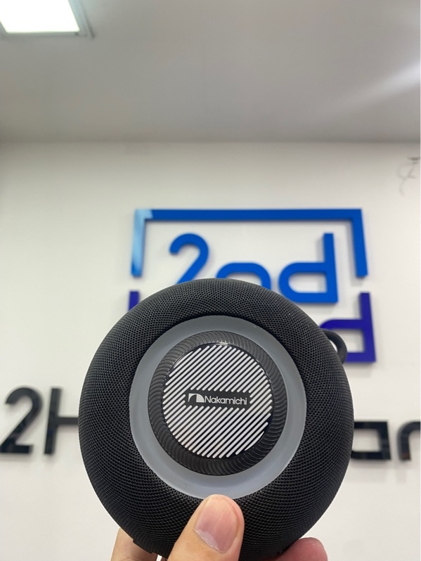 Loa Bluetooth Nakamichi NBS-116 - Màu đen - Ngoại hình: 98% - Kèm Box - Dây sạc - Dây 3.5
