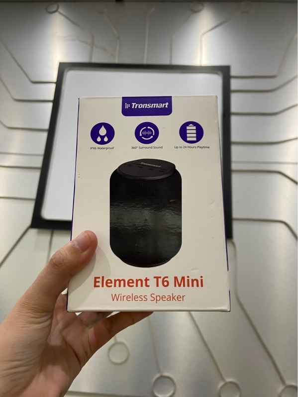 Loa Bluetooth Tronsmart T6 Mini - Màu đen - Ngoại hình: 97% - Kèm Box