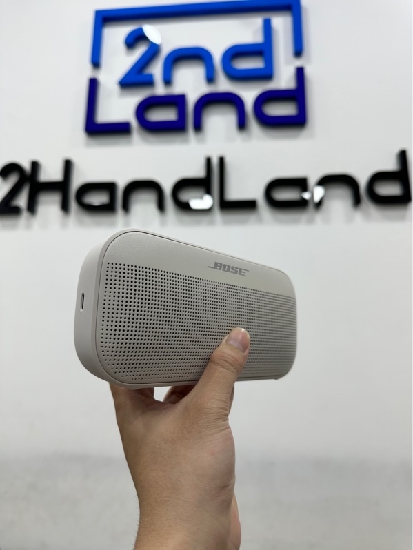 Loa Bose Soundlink Flex 1 - Khoảng 20W-30W - Màu Trắng Khói - Ngoại hình 99% - Kèm dây sạc