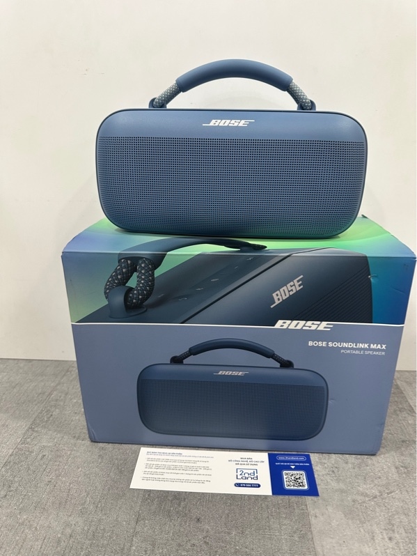 Loa Bose Soundlink Max - 50W - Màu xanh - Ngoại hình 99% - Fullbox