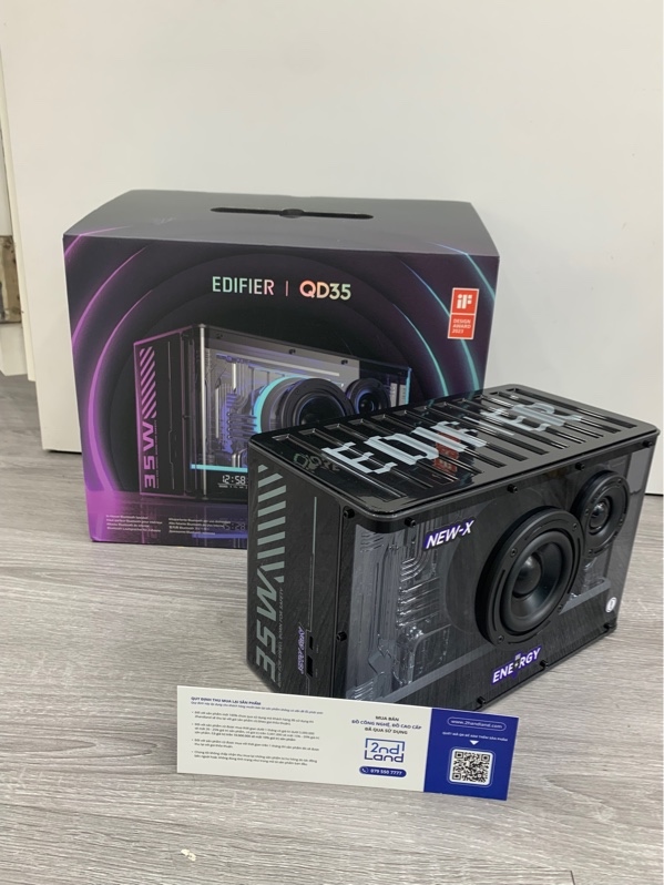 Loa Edifier QD35 - Màu đen - Ngoại hình: 98% - Fullbox