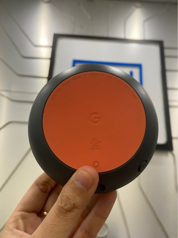 Loa Google Home Mini Gen 1 - Màu xám - Ngoại hình: 97% - Kèm nguồn