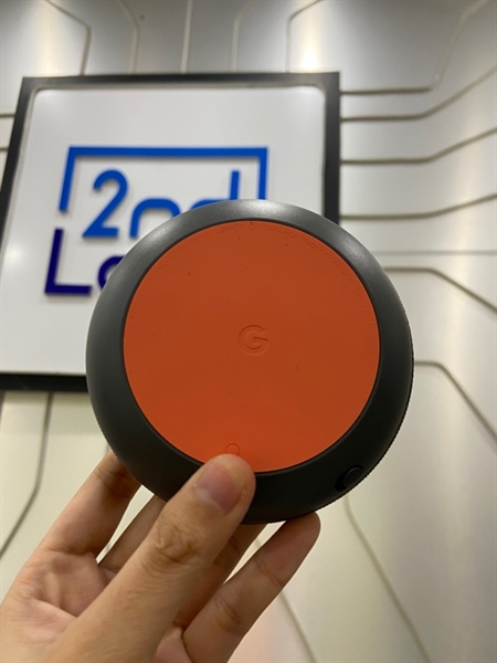 Loa Google Home Mini - Màu xám - Ngoại hình: 98% - Rè nhẹ - FullBox 1
