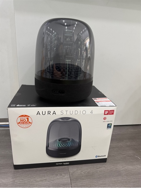 Loa Harman Kardon Aura 4 - Màu đen - Ngoại hình 98% - FullBox - Còn BH HDRadio 25/12/2025