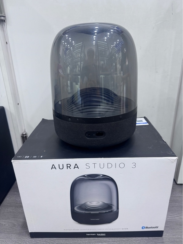 Loa Harman Kardon Aura Studio 3 - Màu đen - Ngoại hình 97% - Trầy xước - Fullbox