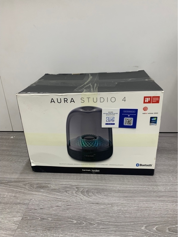Loa Harman Kardon Aura studio 4 - Màu đen - Ngoại hình: 98% - Fullbox