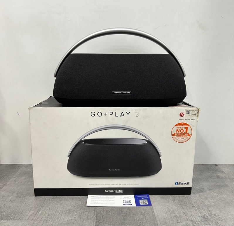Loa Harman/kardon Go + play 3 - 160W - Màu đen - Ngoại hình 97% - Kèm box + Sạc