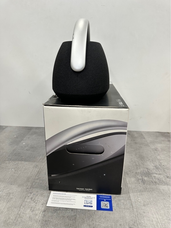 Loa Harman Kardon Go+ Play 3 - 160W - Màu đen - Ngoại hình 98% - Mặt dưới trầy - Box - Kèm sạc