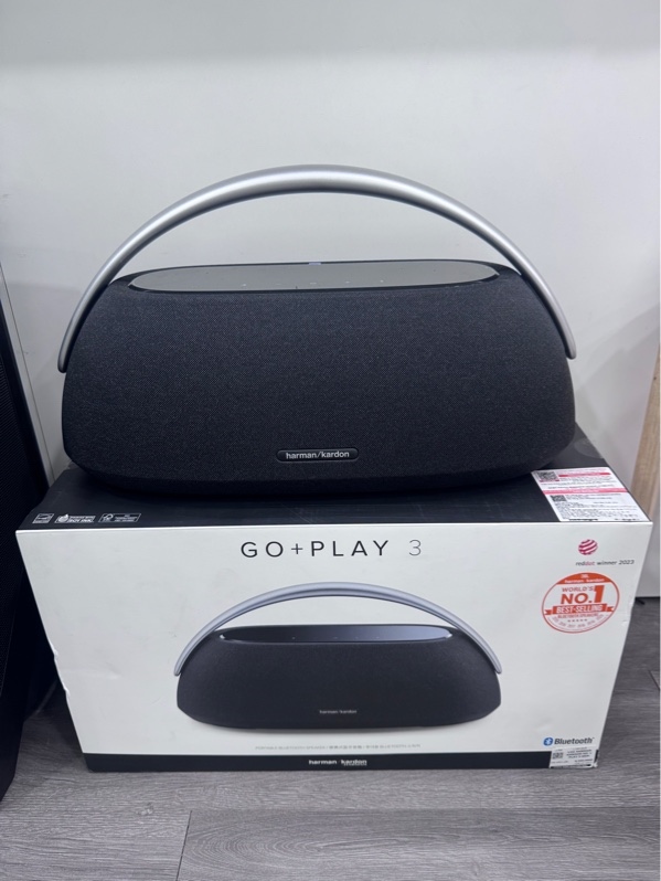 Loa Harman Kardon Go Play 3 - Màu đen - Ngoại hình 98.5% - Fullbox - Còn bảo hành PGI 03/07/2027