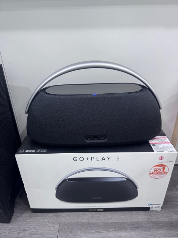 Loa Harman Kardon Go Play 3 - Màu đen - Ngoại hình 98.5% - Fullbox - Còn bảo hành PGI 03/07/2027