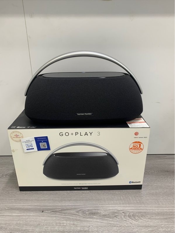 Loa Harman Kardon go + play 3 - Màu đen - Ngoại hình: 98% - Fullbox