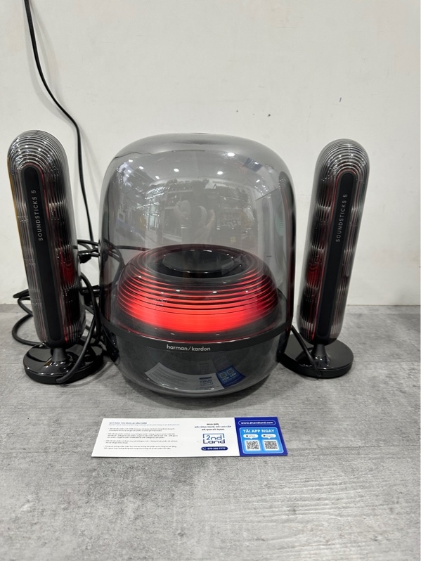 Loa Harman Kardon SoundStick 5 - Màu đen - Ngoại hình 98% - Fullbox