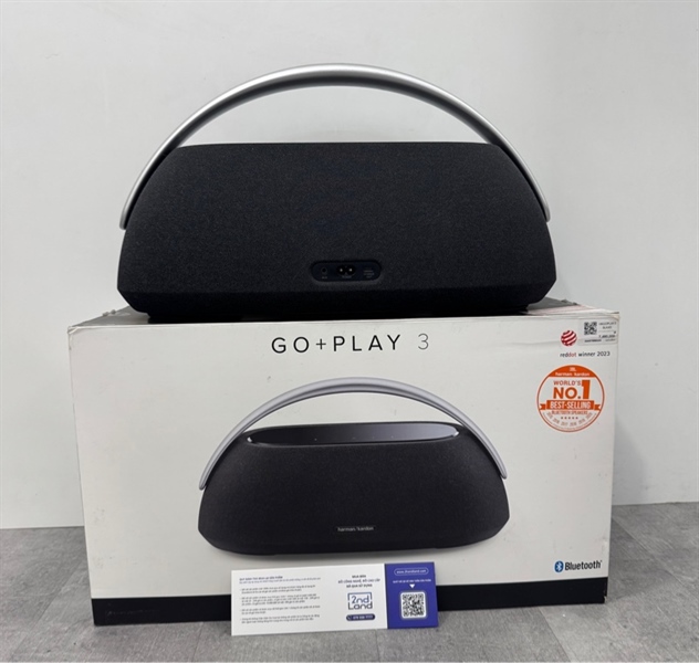 Loa HarmanKadon Go Play 3 - Màu đen - Ngoại hình 98% - Fullbox