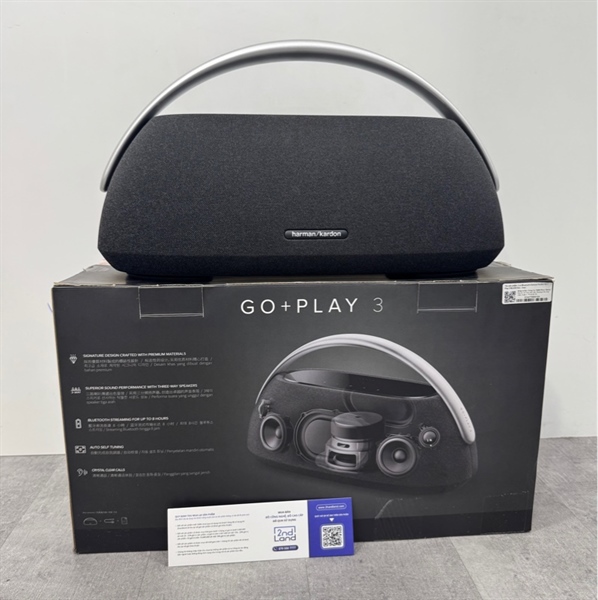 Loa HarmanKadon Go Play 3 - Màu đen - Ngoại hình 98% - Fullbox 2