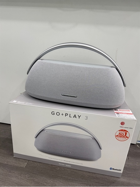 Loa HK Go Play 3 - Màu xám - Ngoại hình 98% - FullBox , túi đựng