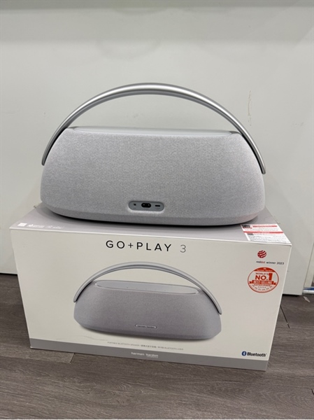 Loa HK Go Play 3 - Màu xám - Ngoại hình 98% - FullBox , túi đựng 1