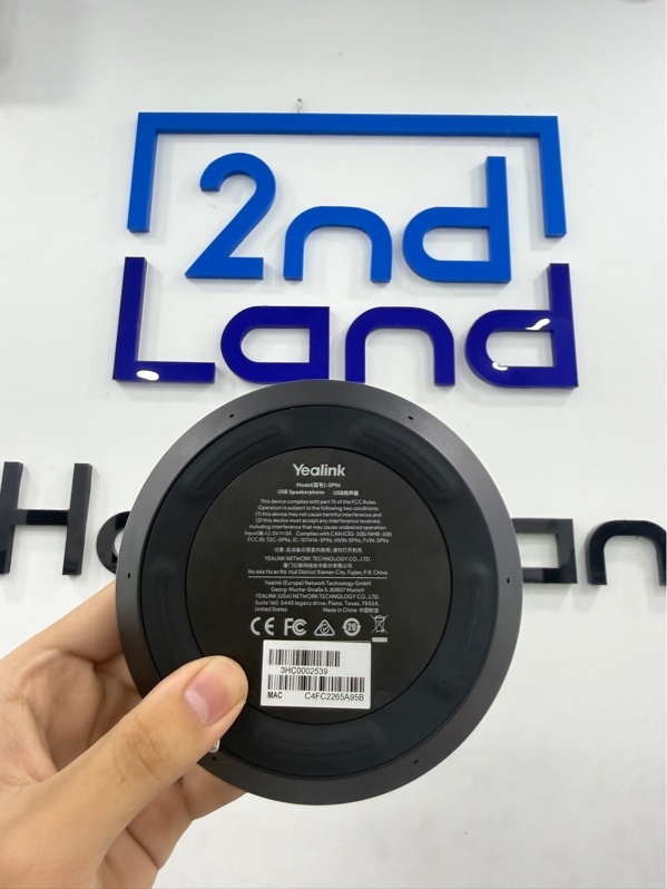 Loa hội nghị Yealink SP96 - Màu xám - Ngoại hình 98% - Kèm box, dây C-C