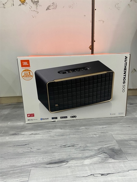 Loa JBL Authentics 500 - Màu đen - Ngoại hình: 98% - FullBox - Dùng App JBL One 3