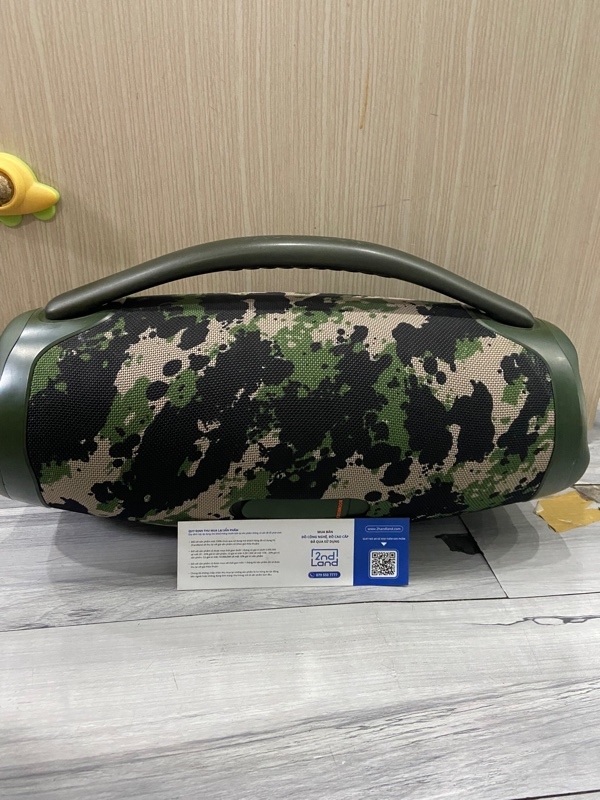 Loa JBL Boombox 3 - Màu Camo - Ngoại hình: 98% - Kèm túi + dây số 8 1