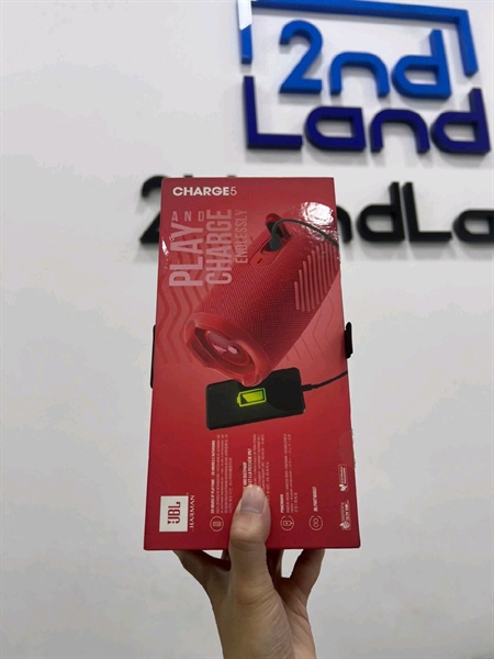 Loa JBL Change 5 - Màu đỏ - Ngoại hình 98% - Kèm box 2
