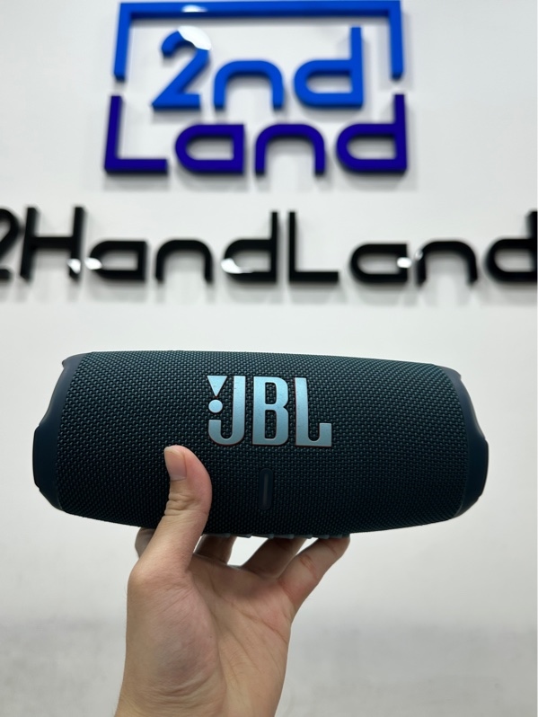Loa JBL Charge 5 - 40W RMS - Màu xanh - Ngoại hình 97.5% - Cao su đế hơi bung keo - Body
