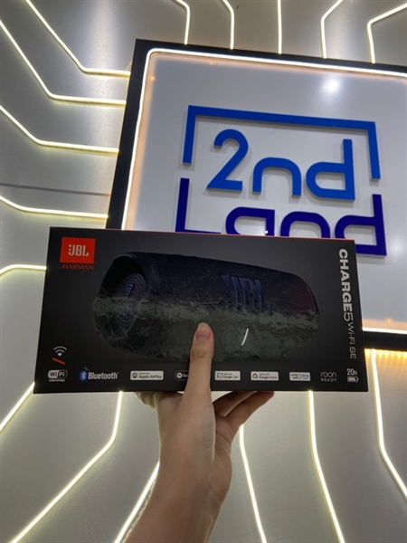 Loa JBL Charge 5 SE - Màu đen - Ngoại hình: 99% - Kèm Box