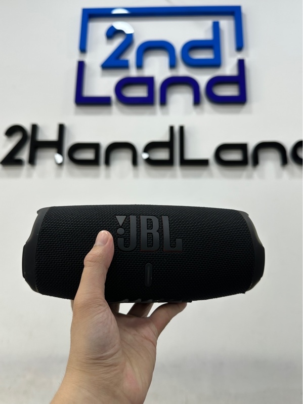 Loa JBL Charge 5 - Tổng công suất 40W RMS - Màu đen - Ngoại hình 97% - Tróc cao su - Kèm sạc linh kiện