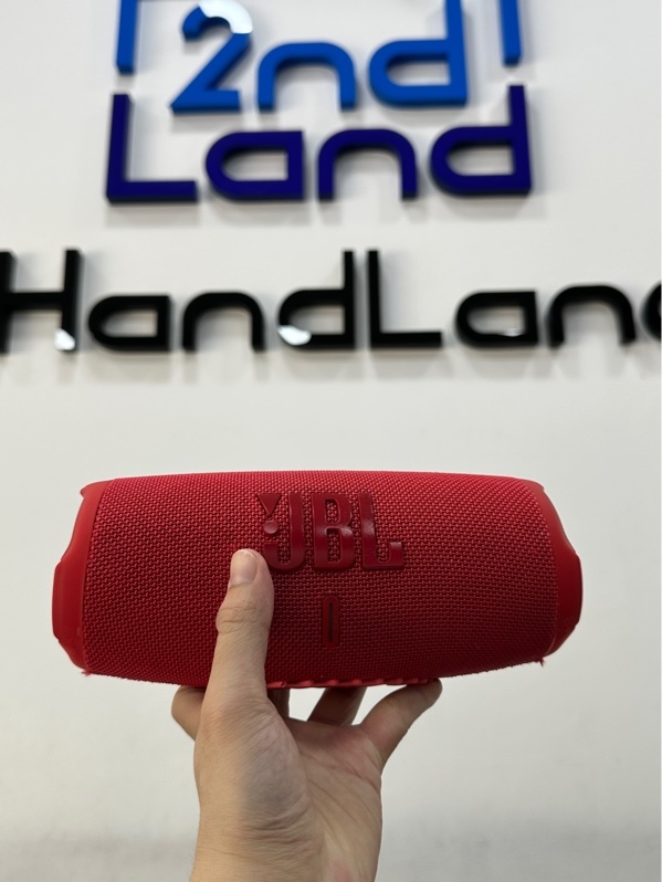 Loa JBL Charge 5 - Tổng công suất 40W RMS - Màu đỏ - Ngoại hình 97% - Kèm sạc linh kiện