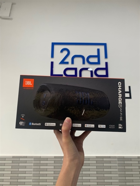 Loa JBL Charge 5 Wifi SE - Màu đen - Ngoại hình: 99% - Box 2