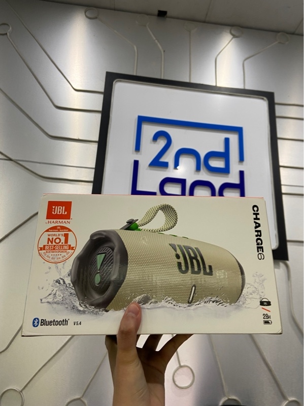Loa JBL Charge 6 - Màu be - Hàng công ty PGI - Newseal