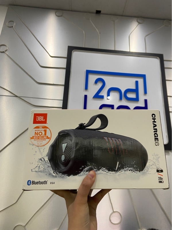 Loa JBL Charge 6 - Màu đen - Hàng công ty PGI - Newseal