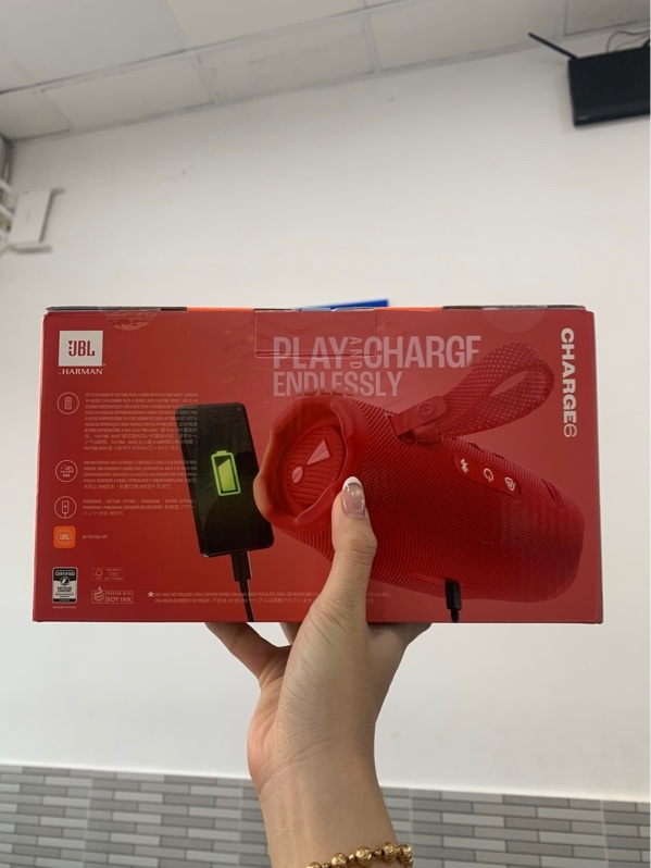 Loa JBL Charge 6 - Màu đỏ - Newseal