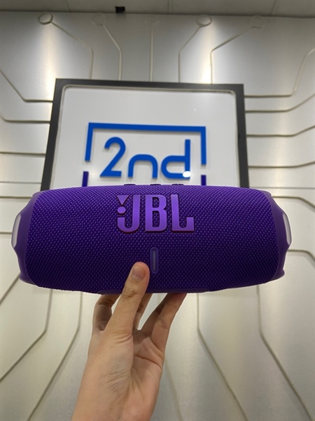 Loa JBL Charge 6 - Màu tím - Ngoại hình: 99% - Openbox - Chưa kích bảo hành 1