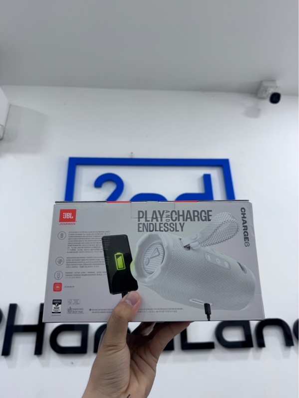 Loa JBL Charge 6 - Màu trắng - New